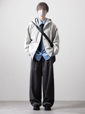 「アイテム（フォーマルスーツ/小物）」を使った、MASAKIさん（メンズ・168cm）の冬コーディネート