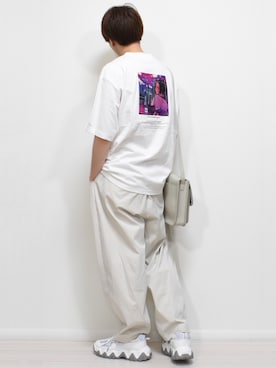 「JUNRED（ジュンレッド）のアイテム（Tシャツ/カットソー）」を使った、MASAKIさん（メンズ・168cm）の夏コーディネート