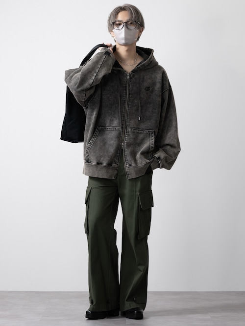 CLEL】ミリタリー フレア カーゴ パンツ CLEL M-47 ミリタリー フレア