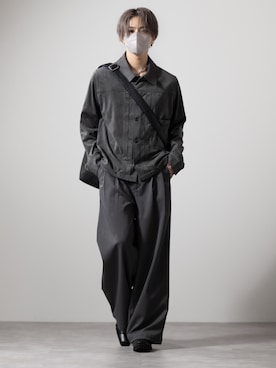 「CLEL（クレイル）のアイテム」を使った、MASAKIさん（メンズ・168cm）の冬コーディネート