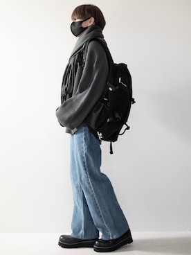 「CLEL（クレイル）のアイテム（シューズ）」を使った、MASAKIさん（メンズ・168cm）の冬コーディネート