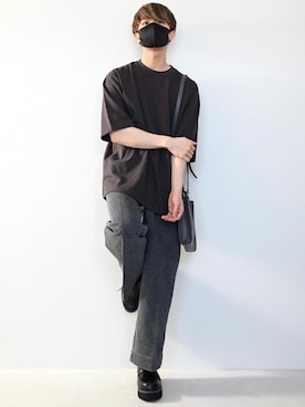 「PUBLIC TOKYO（パブリックトウキョウ）のアイテム（パンツ）」を使った、MASAKIさん（メンズ・168cm）の夏コーディネート