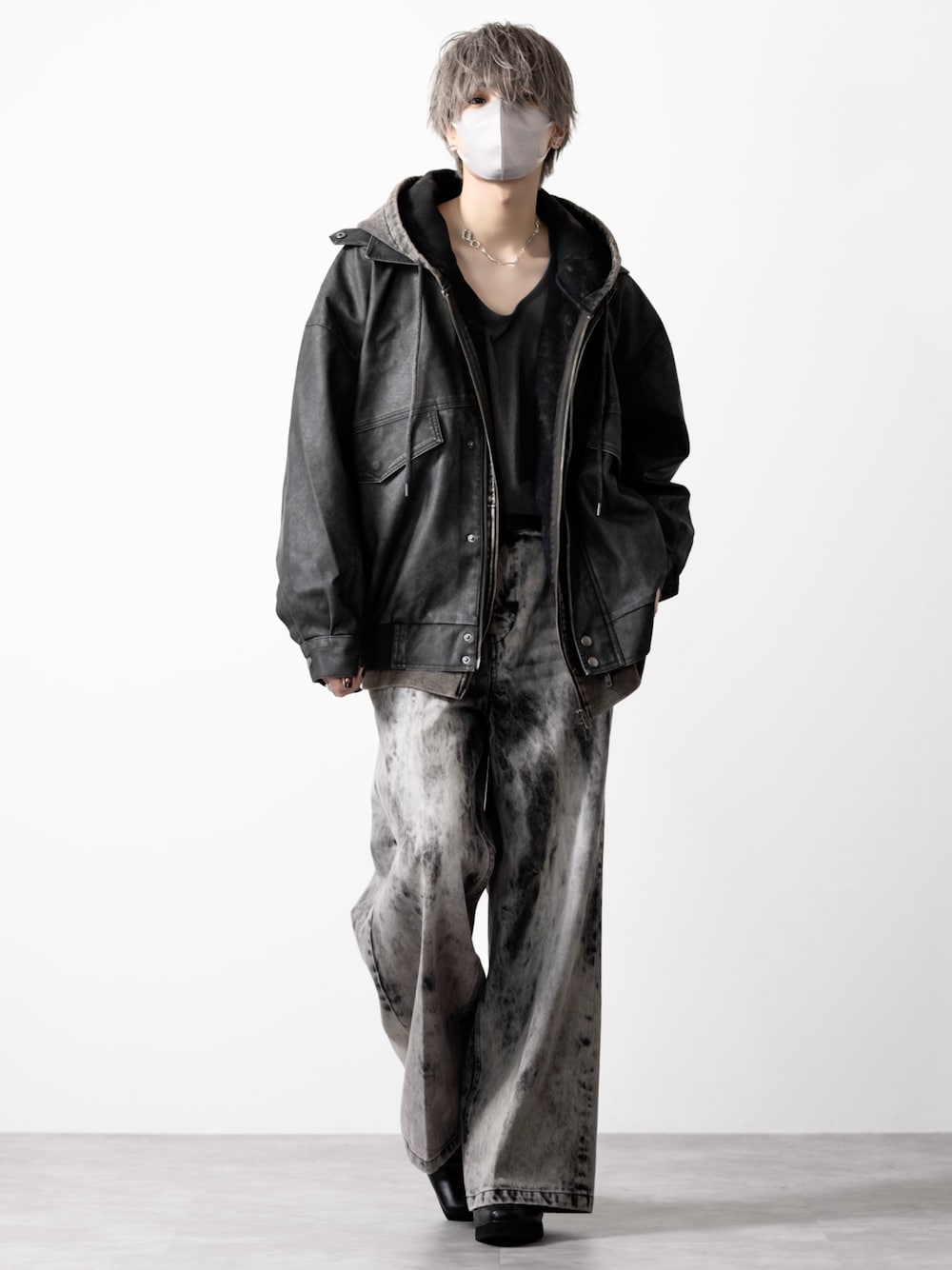 CLEL レザーブルゾン CLEL ブルゾン アウター 「CLEL」Vintage Design Blouson