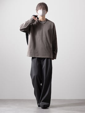 「CLEL（クレイル）のアイテム」を使った、MASAKIさん（メンズ・168cm）の冬コーディネート