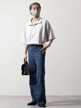 「Lui's（ルイス）のアイテム（シューズ）」を使った、MASAKIさん（メンズ・168cm）の夏コーディネート