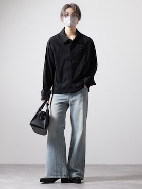 「CLEL（クレイル）のアイテム」を使った、MASAKIさん（メンズ・168cm）の冬コーディネート