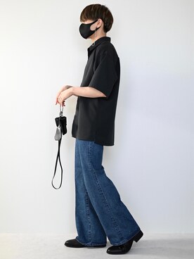 「re_k by JUNRED（レクバイジュンレッド）のアイテム（バッグ）」を使った、MASAKIさん（メンズ・168cm）の夏コーディネート
