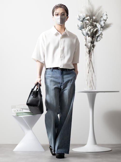 CLEL（クレイル） ワイドパンツ ジーンズ メンズ レディース