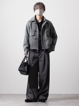 「CLEL（クレイル）のアイテム」を使った、MASAKIさん（メンズ・168cm）の冬コーディネート