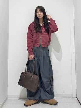 「Anui（アニュイ）のアイテム」を使った、ロビンさん（レディース・169cm）の冬コーディネート