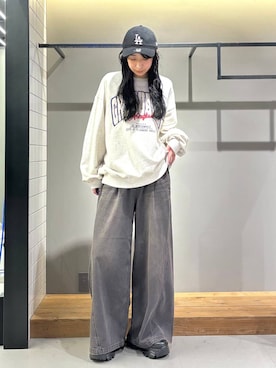 「Anui（アニュイ）のアイテム」を使った、ロビンさん（レディース・169cm）の秋コーディネート