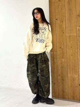 「Anui（アニュイ）のアイテム」を使った、ロビンさん（レディース・169cm）の冬コーディネート