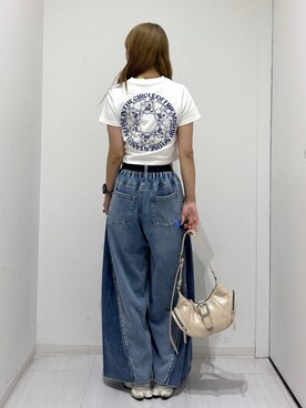 「Anui（アニュイ）のアイテム」を使った、ロビンさん（レディース・169cm）の春コーディネート