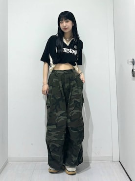 「Anui（アニュイ）のアイテム」を使った、ロビンさん（レディース・168cm）の夏コーディネート