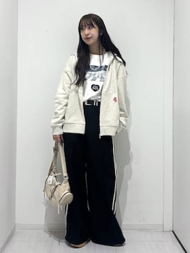 「Anui（アニュイ）のアイテム」を使った、ロビンさん（レディース・169cm）の春コーディネート