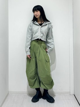 「Anui（アニュイ）のアイテム」を使った、ロビンさん（レディース・168cm）の冬コーディネート