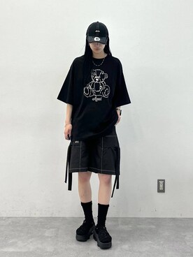 「Anui（アニュイ）のアイテム」を使った、ロビンさん（レディース・168cm）の夏コーディネート