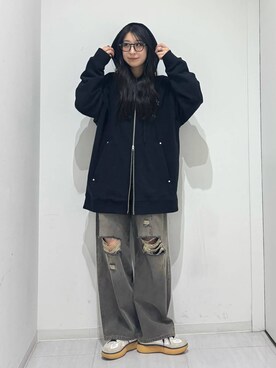 「Anui（アニュイ）のアイテム」を使った、ロビンさん（レディース・169cm）の秋コーディネート