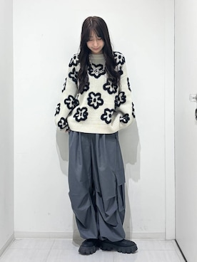 「Anui（アニュイ）のアイテム」を使った、ロビンさん（レディース・169cm）の冬コーディネート