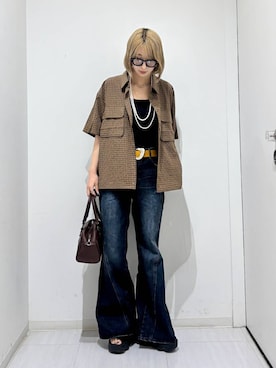 「PAGEBOY（ページボーイ）のアイテム」を使った、ロビンさん（レディース・169cm）の夏コーディネート