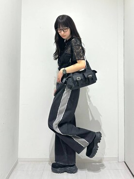 「Anui（アニュイ）のアイテム」を使った、ロビンさん（レディース・168cm）の春コーディネート