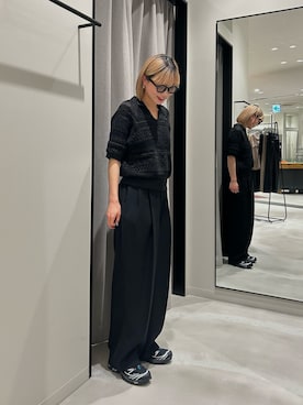 「LAATO（ラート）のアイテム」を使った、calinさん（レディース・159cm）の春コーディネート