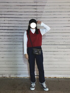 「アイテム（デニムパンツ、その他）」を使った、3110さん（レディース・160cm）の秋コーディネート