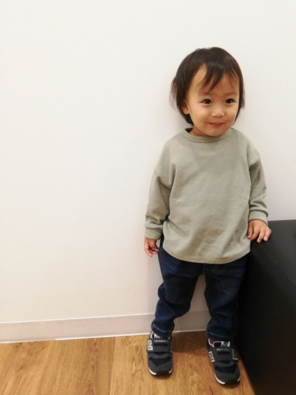 「プチプラ、2歳、おしゃれさんと繋がりたい」｜「＊*の＊（その他雑貨、オレンジ系）」を使った、yutan さん（キッズ・80cm）の秋コーディネートの1枚目の写真