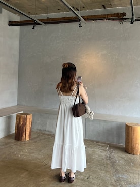「H&M（エイチ・アンド・エム）のアイテム」を使った、nayuさん（レディース・156cm）の夏コーディネート