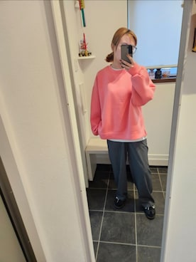 「アイテム（スウェット）」を使った、sykさん（レディース・156cm）の夏コーディネート