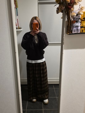 「AMELY（エミリー）のアイテム」を使った、sykさん（レディース・156cm）の秋コーディネート