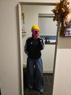 「アイテム（ジャージ）」を使った、sykさん（レディース・156cm）の秋コーディネート