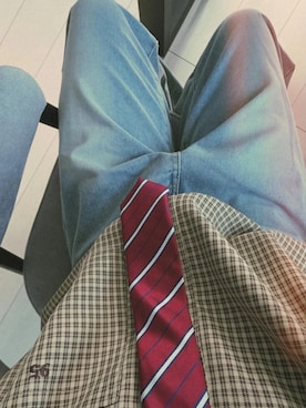 「アイテム（フォーマルスーツ/小物）」を使った、sykさん（レディース・156cm）の秋コーディネート