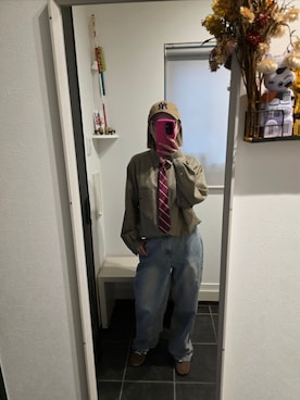 「アイテム（フォーマルスーツ/小物）」を使った、sykさん（レディース・156cm）の秋コーディネート