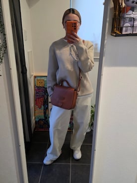 「brand ?（ブランド ?）のアイテム」を使った、sykさん（レディース・156cm）の冬コーディネート