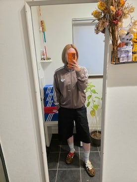 「アイテム（ジャージ）」を使った、sykさん（レディース・156cm）の秋コーディネート