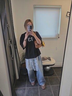 「miu miu（ミュウミュウ）のアイテム」を使った、sykさん（レディース・156cm）の夏コーディネート