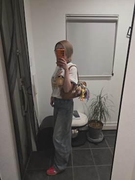 「LOEWE（ロエベ）のアイテム」を使った、sykさん（レディース・156cm）の夏コーディネート