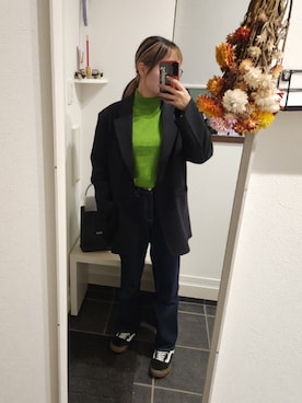 「andme（アンドミー）のアイテム」を使った、sykさん（骨格ナチュラル・レディース・156cm）の秋コーディネート