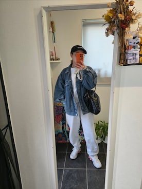 「アイテム（スウェットパンツ）」を使った、sykさん（レディース・156cm）の秋コーディネート