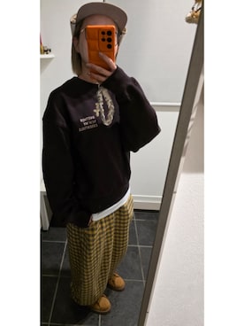 「アイテム（スマホグッズ）」を使った、sykさん（レディース・156cm）の秋コーディネート