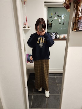 「andme（アンドミー）のアイテム」を使った、sykさん（骨格ナチュラル・レディース・156cm）の秋コーディネート