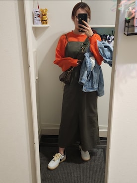 「earth（アース）のアイテム」を使った、sykさん（レディース・156cm）の夏コーディネート