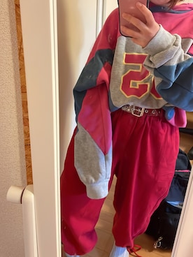 「SPINNS(スピンズ)のアイテム(パーカー)」を使った、あやさん(レディース・146cm)の冬コーディネート