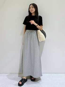 「OPAQUE.CLIP（オペークドットクリップ）のアイテム（トートバッグ）」を使った、makiさん（レディース・155cm）の秋コーディネート