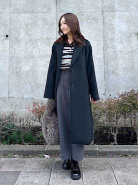 「アイテム（パンプス）」を使った、makiさん（レディース・155cm）の秋コーディネート