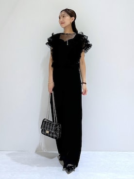 「VIS（ビス）のアイテム（オールインワン・サロペット）」を使った、makiさん（レディース・155cm）の秋コーディネート