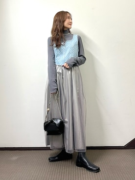 makiさん（レディース・155cm）の冬コーディネート