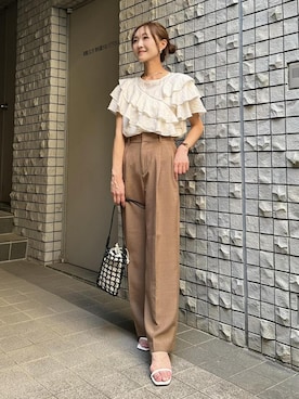 「VIS（ビス）のアイテム」を使った、makiさん（骨格ウェーブ・レディース・155cm）の夏コーディネート