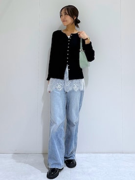 「OPAQUE.CLIP（オペークドットクリップ）のアイテム」を使った、makiさん（レディース・155cm）の春コーディネート